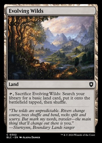 Evolving Wilds NM MTG Bloomburrow BLB BLC Magic - Picture 1 of 3