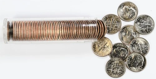 2005-D Roosevelt Dimes BU Roll 10c Denver Mint