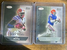 2021 Premier Draft 2021 SAGE Kadarius Toney & Kyle Pitts Rookie Cards