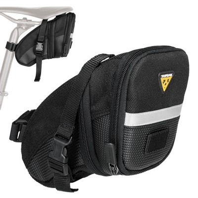 Topeak Aero Wedge Pack Satteltasche, Strap Fit, Medium, schwarz