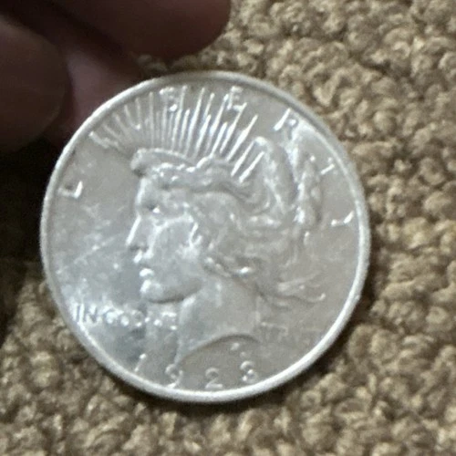 1923 Peace Silver Dollar $1 US Coin 90% Silver Liberty Eagle Circulated BU