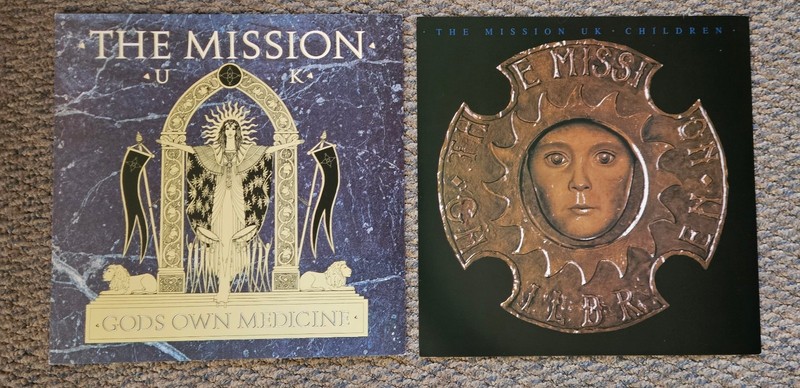 The Mission UK Promotional Poster Flats 12 X 12 Rare 