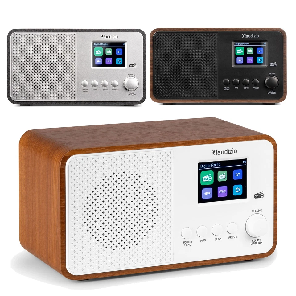 Audizio Avio DAB Radio Speaker with Bluetooth, FM Tuner, USB and DAB+ Digital