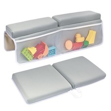 Baby Bath Kneeler and Elbow Rest Pad Set - 22 Extra Long and 2.4 Thick, Quick...