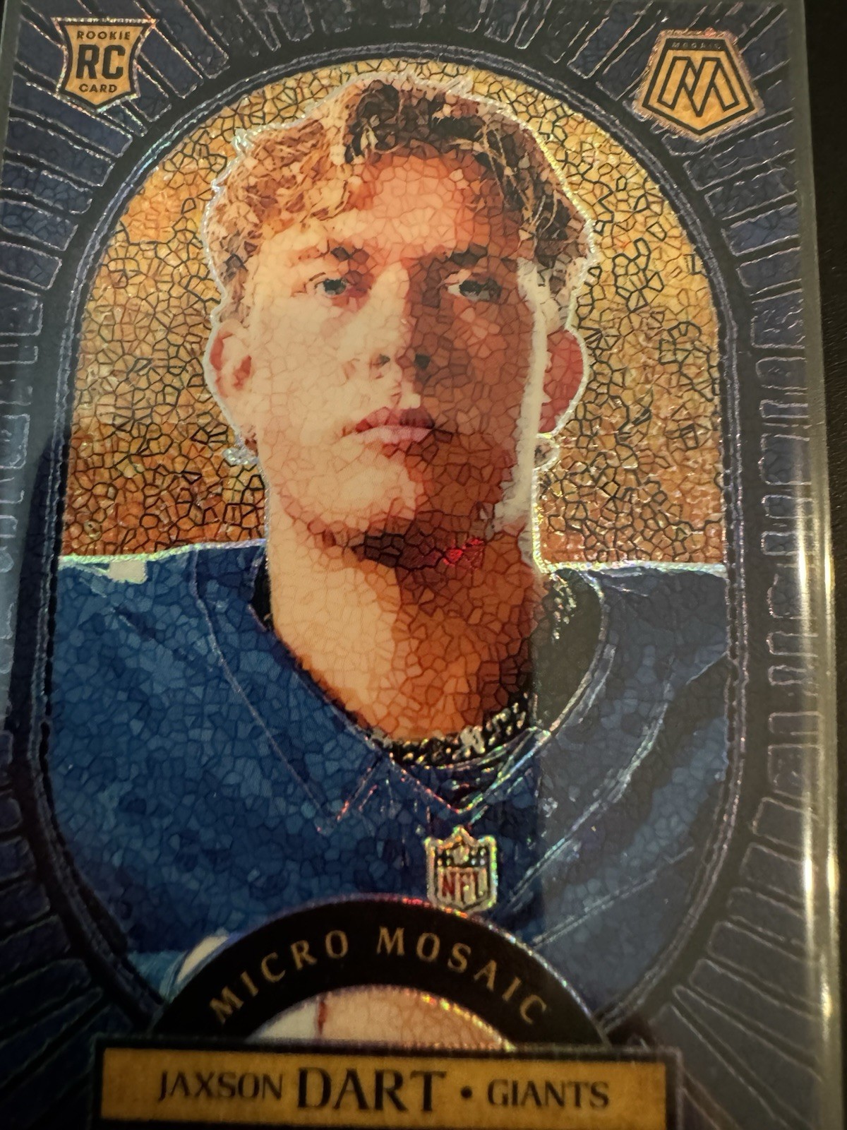 2025 Mosaic Jaxson Dart #6 Micro Mosaic RC Rookie GIANTS 📈