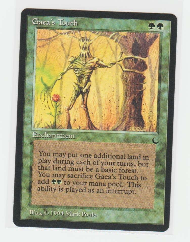 Magic the Gathering ~ MTG ~ 1x Gaea's Touch ~ M/NM ~ THE DARK