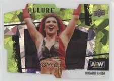 2022 Upper Deck Allure AEW Horizontal Green Rainbow 90/99 Hikaru Shida #123 6m7