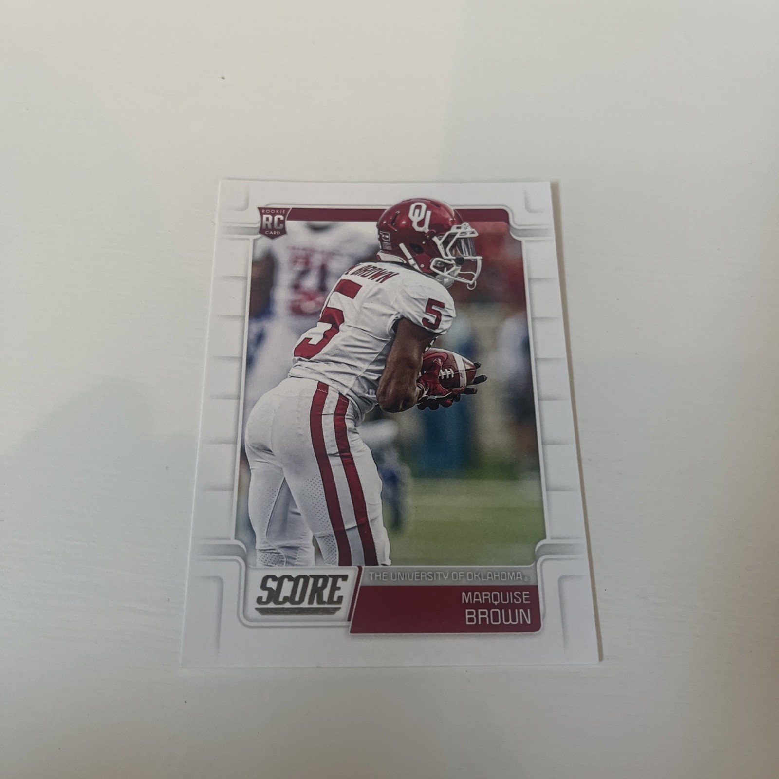 2019 Score Marquise Brown Rookie Oklahoma Sooners #347