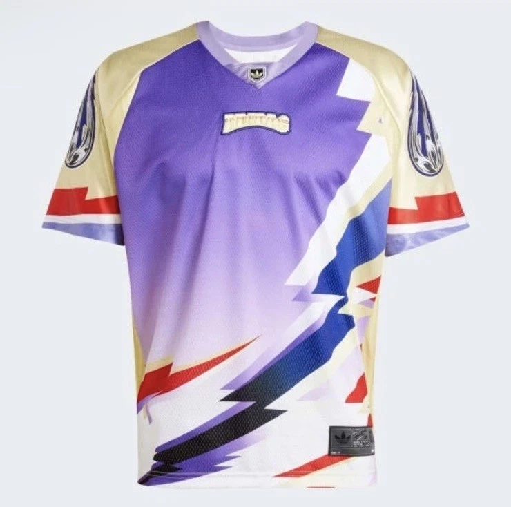 Mens Adidas Adilenium Season 3 Team Jersey Size Medium Powder Yellow JX1700 Rare