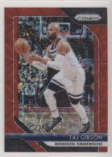 2018-19 Panini Prizm Choice Red Prizm 64/88 Taj Gibson #97 6fs
