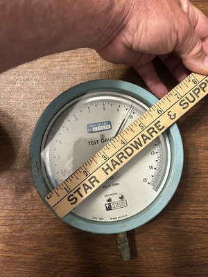 NASA TEST GAUGE Nice patina