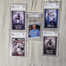 Panini Upper Deck Fleer NFL MLB Graded Card Lot Flacco Luck Carr Roy Johnson RC