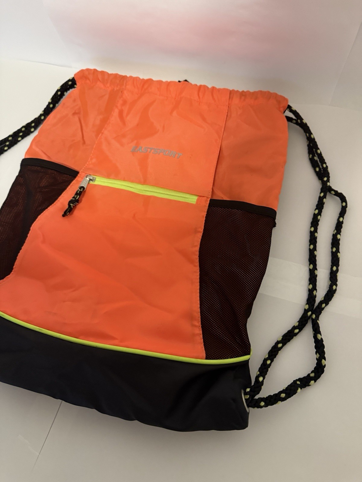 Eastsport Drawstring Backpack Front Zip Pocket Me… - image 3