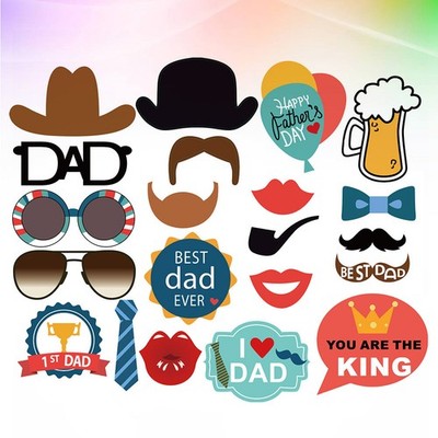 21 Pcs Photo Booth Requisiten Foto Lustig Lustige Foto-Requisiten