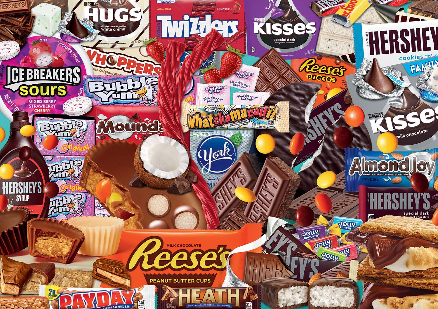 - Hershey - Hershey Deluxe Collage - Jigsaw Puzzle for Adults - Challenging P...