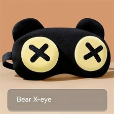 Cute Eye Mask Sleep Soothing Eye Fatigue Warm Compress Wear Comfortable Children