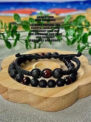 handmade bracelet for men, 100% natural stone