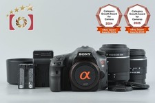 SONY α65 SLT-A65V 24.3 MP DSLR 18-55 55-200 ...
