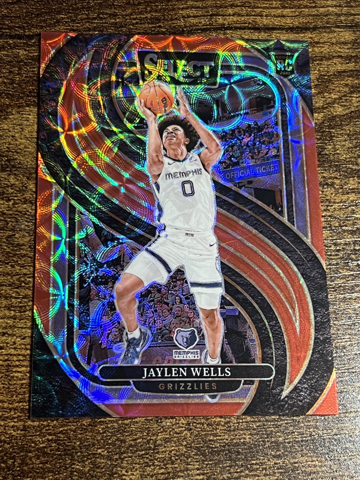 JAYLEN WELLS 2024 Panini Select Scope Red Prizm /249 #188 Rookie Premier