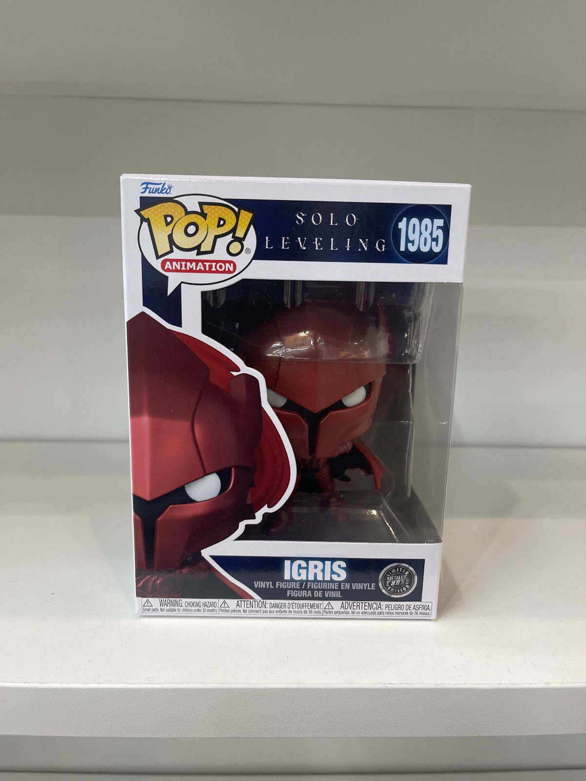 Funko Pop Solo Leveling Igris Chase le cadeau idéal pour fan de manga et webtoon