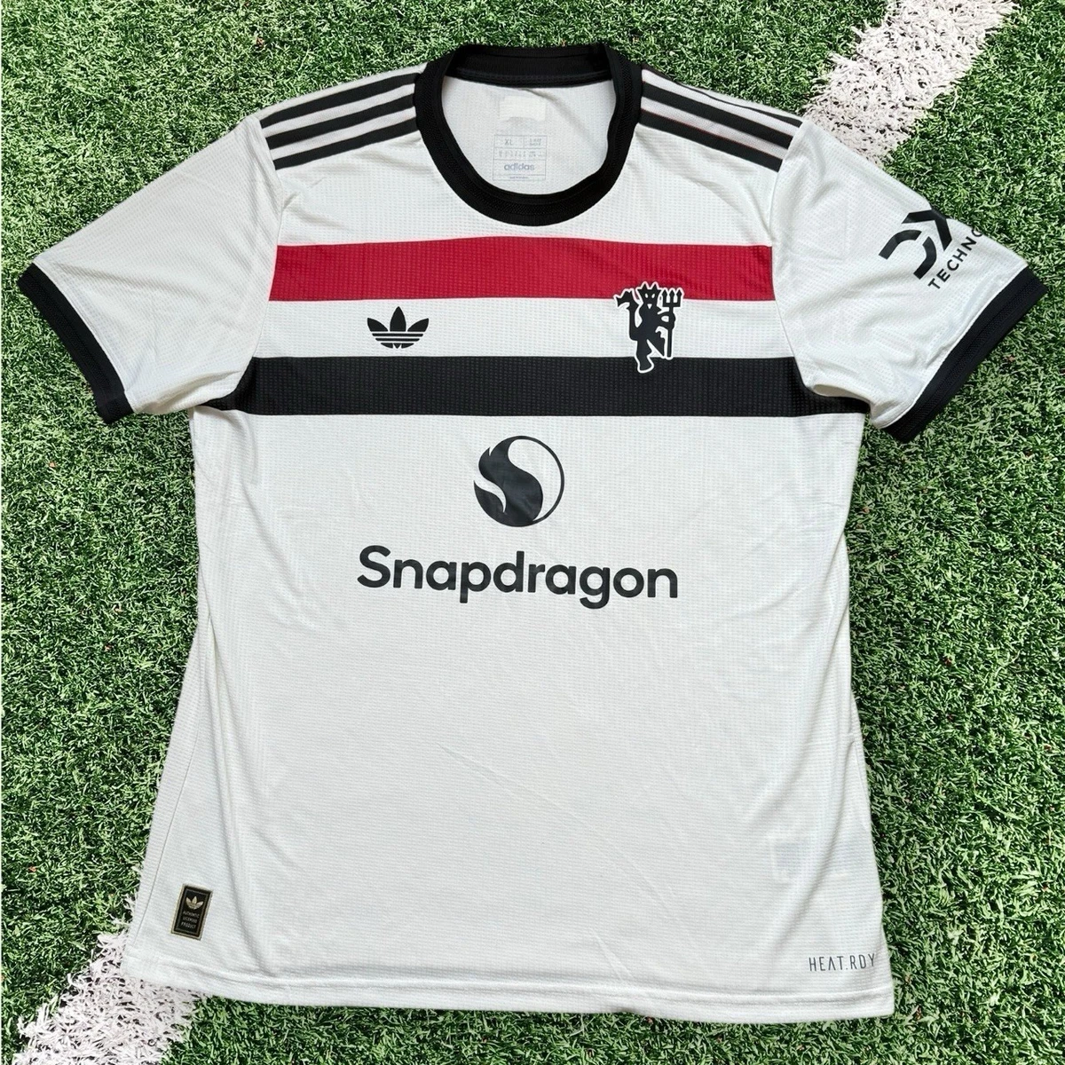 Maillot Extérieur Manchester United 2008/09 Manches Longues - Fort Maillot