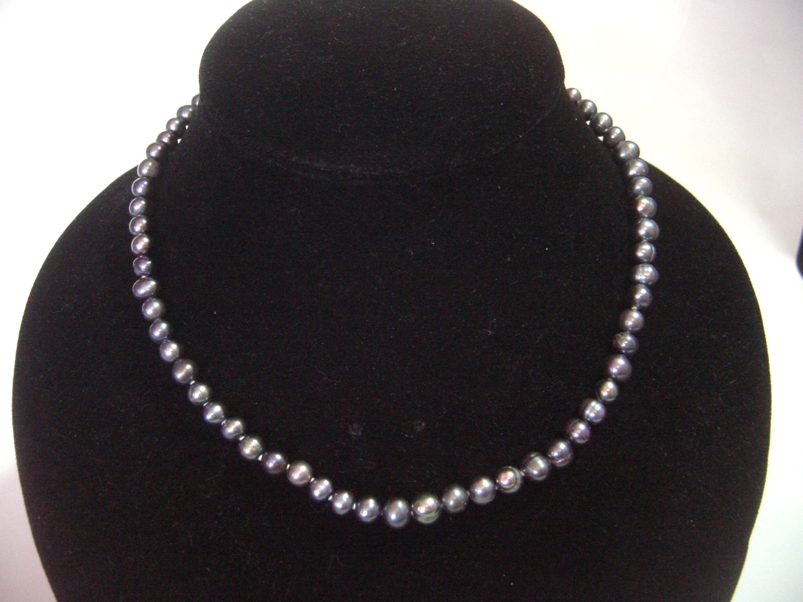 SUPERB Solid Silver GENUINE NATURAL SHIMMERY PEAC… - image 1