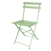 Bolero Pavement Style KlappstüHle Aus Stahl HellgrüN (2Er Pack) (2 StüCk)