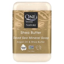 Dead Sea Mineral Bar Soap, Shea Butter, 7 oz 198 g 