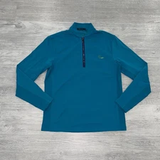 Greyson Pullover Men’s Small 1/4 Zip Long Sleeve Performance Golf Sweater Blue