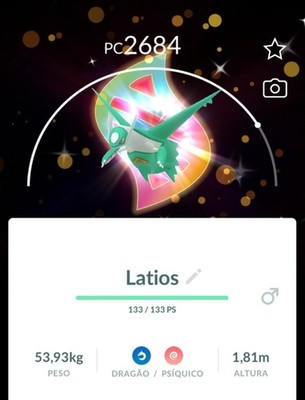 Pokémon Go Shiny Starmie Mega Hintergrund
