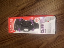 Mueller Self-Adjusting Hinged Knee Brace Black Neoprene One Size Fits Most