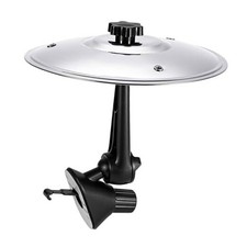 Car Cymbal Air Vent - Car Cymbals Air Vent Clip for Dashboard, Metal Car Silver