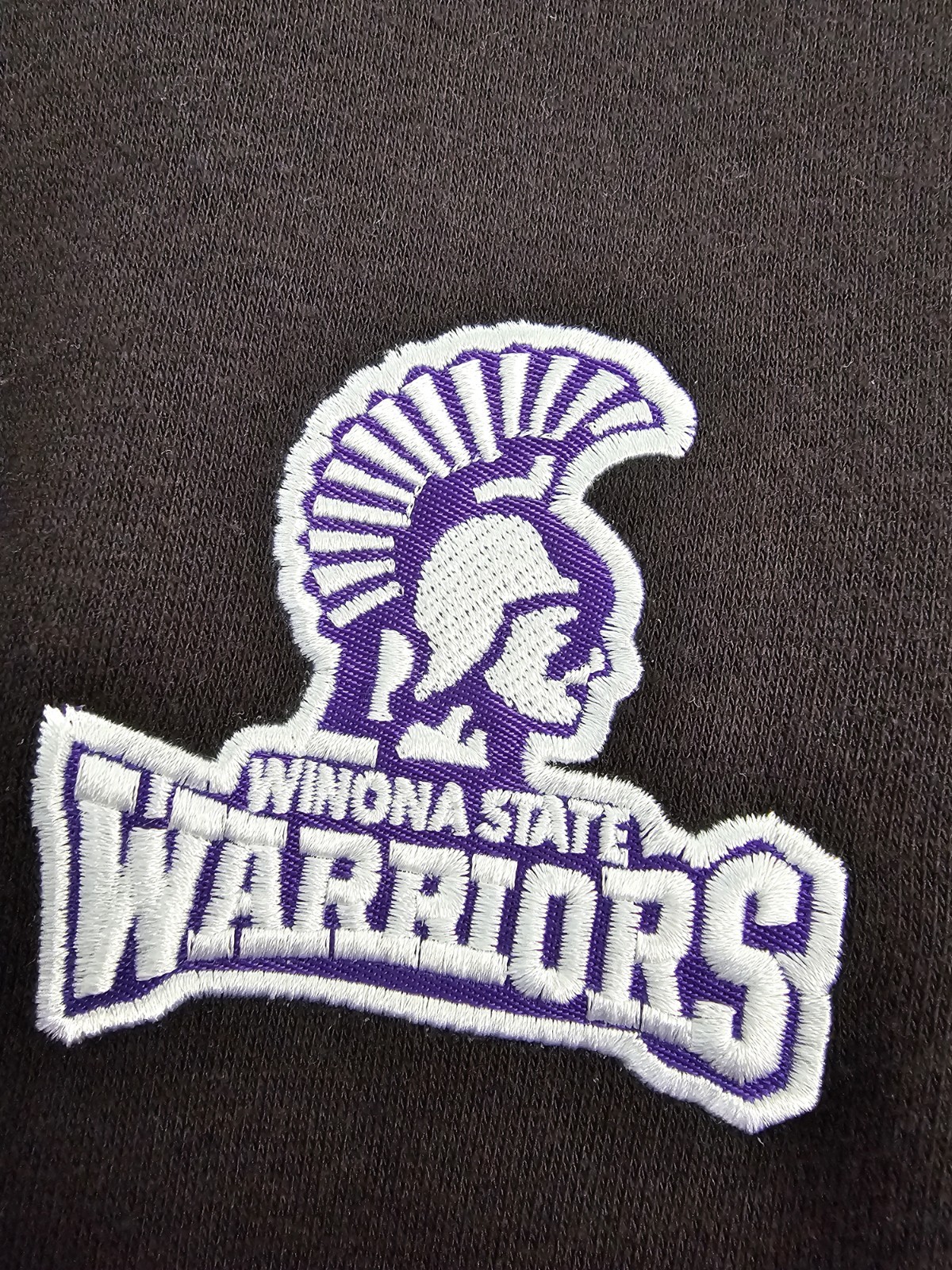 Adidas winona state warriors hoodie black mens XL NCAA college sweatshirt image 2