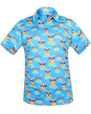 Fun Golf Shirts for Men- Men  s Performance Dry-Fit Golf Polo   UPF 50 Sun Pr...