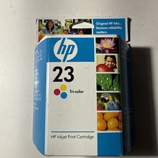 GENUINE HP 23 Tri Color Cartridge NEW Sealed Expired Jun 2010   Inkjet Print