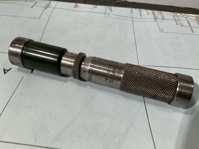 Brown & Sharpe / Pratt & Whitney Inside Micrometer Machinist Tool 3.5'' to 4''