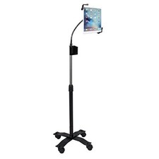 CTA Digital Compact Floor Stand w/ Gooseneck for 7-13" Tablets pad-cgs 