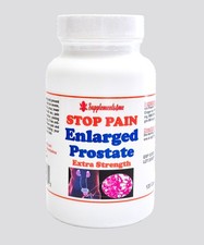 100 STRONG HERBS FOR ENLARGED BPH PAIN PROSTATE IN MEN - 120 CAPS - MADE IN USA