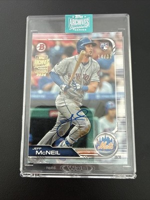 2024 Topps Archives Signature Series - Buybacks Jeff McNeil 14/37 RC Auto