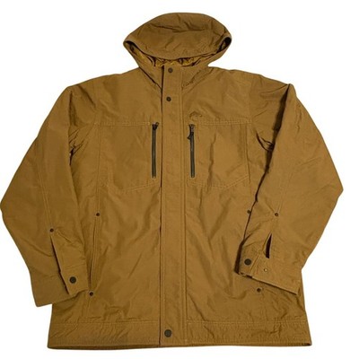 Simms Dockwear Hooded Jacket Dark Bronze Water Repellent M Cordura Insulated