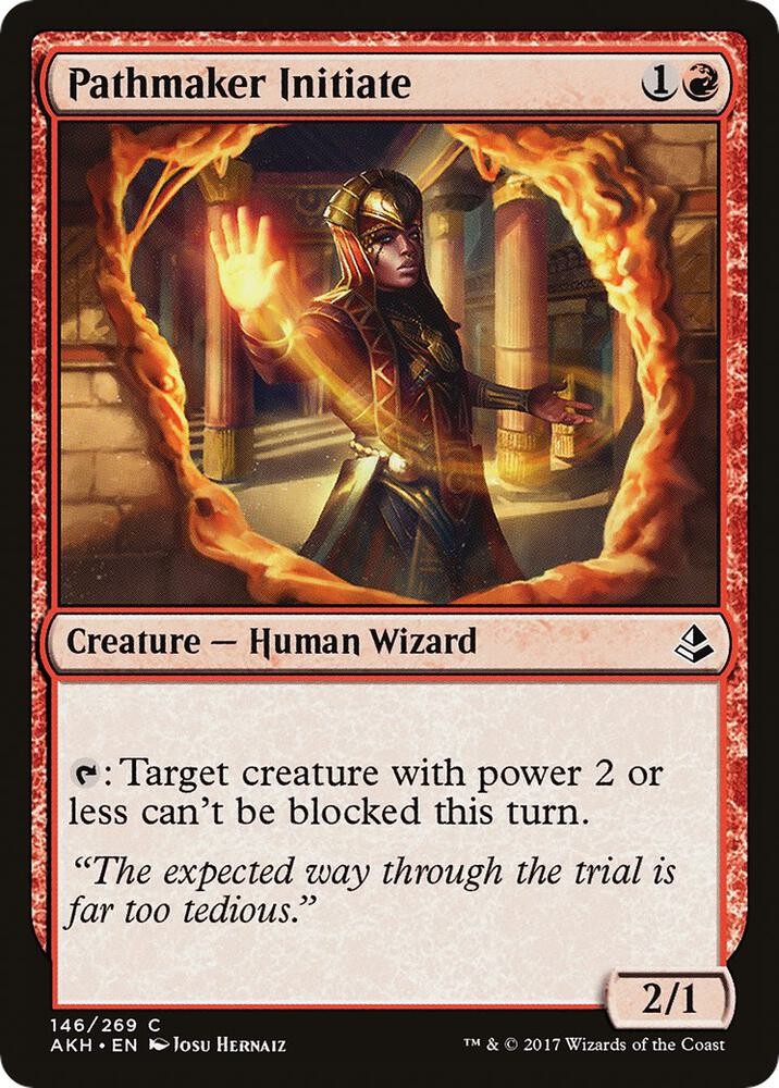 Pathmaker Initiate 146 Common Amonkhet Magic: The Gathering Near Mint