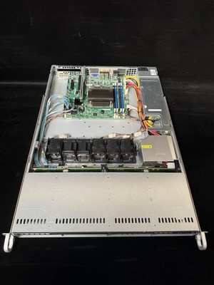 CSE-815 SUPERMICRO 1U 4LFF SERVER 1x 4C E3-1231V3 3.4GHz 12GB RAM X10SLM+-LN4F