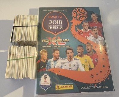 Panini Road to World Cup WM Russia 2018 - Album, um die 80% voll & viele doppelt
