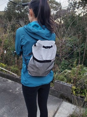 Handgefertigter Tyvek Roll Top Rucksack Ladybug Lightweight Attack Daypack