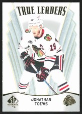 2021-22 SP Authentic True Leaders Jonathan Toews Chicago Blackhawks #TL-6