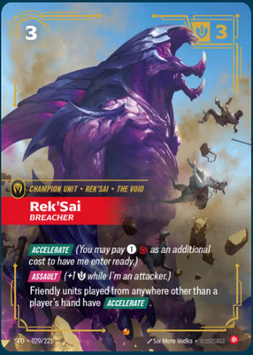 Rek'Sai - Breacher 029/221 (Champion Unit)