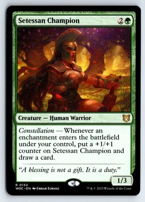 Setessan Champion -Commander: Wilds of Eldraine Near Mint Pack Fresh commander