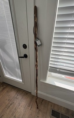 Brazos Rustic Wood Walking Stick New  58 