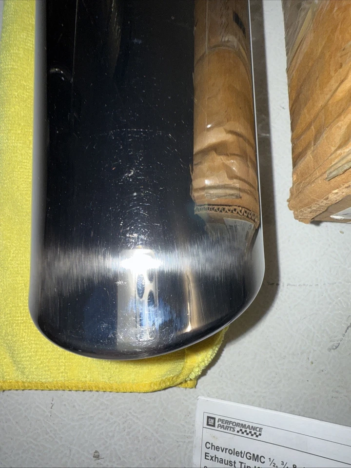 通用零件 Chrome 排气加长尖雪佛兰/吉姆西 2010 - 2017 6.0 L96 全新 — 第 2/4 张图片