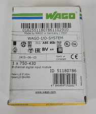 New SEALED Wago 750-430 I/O System 8 Channel ...